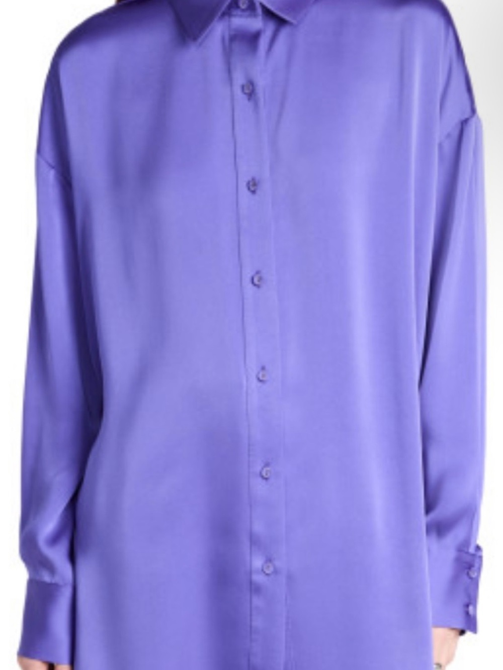Favorite Daughter Lavender Purple Relaxed Button-Down Shirt